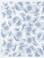 Duk Blomstrande Blå 75x75 cm