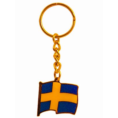 Nyckelringar Sverigeflagga