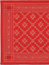 Smådukar Röd Åttebladrose 35x35 cm