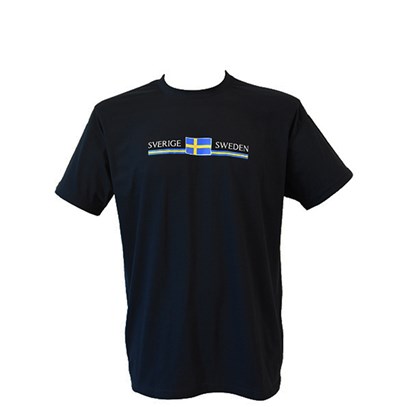 T-shirt Sverige Flagga Sweden S