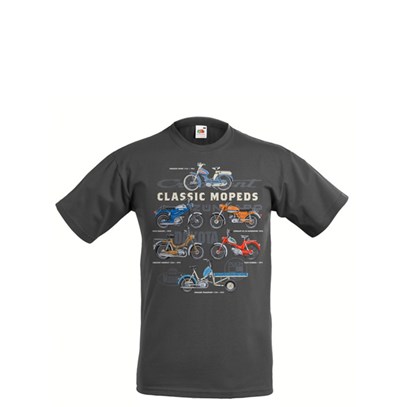 T-shirt Classic Mopeds grå M