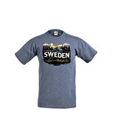 T-shirt Sweden Land of the Midnight Sun XXL
