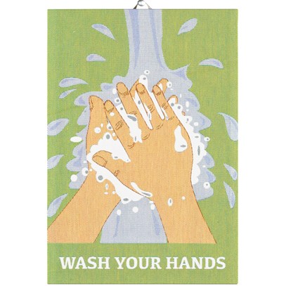 Handduk Tvätta dina händer
