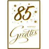 85 År Guldsiffror