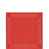 Duk Åttebladrose Röd 80x80 cm