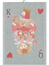 Handduk King of hearts 35x50 cm
