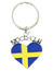 Nyckelring Stockholm flagga 5 st